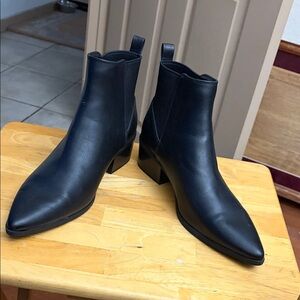 a new day Black Ankle Boots